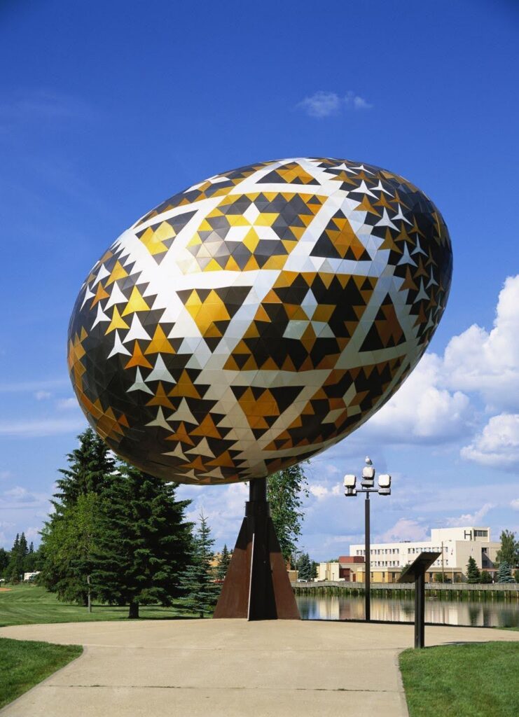 Vegreville Ukrainian Village Sculpture