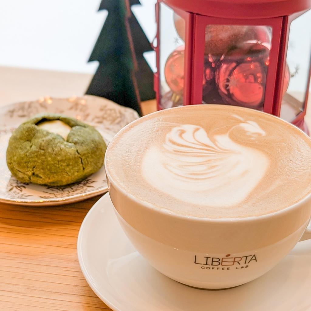 Latte in Cafe in Edmonton